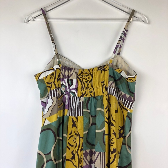 Cabi 8 Spaghetti Strap Patchwork Dress Multi - Picture 5 of 8